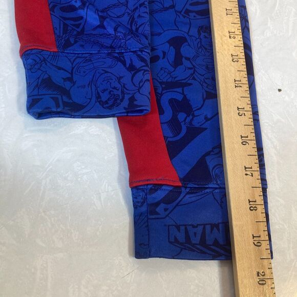 DC Comics Superman Hoodie Sweatshirt Youth S 6/7 READ Colorful Lightweight Layer - Picture 11 of 13